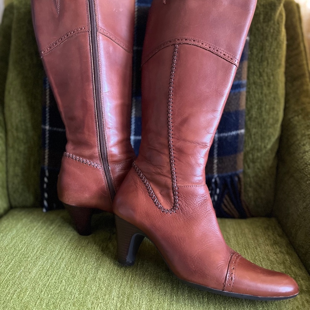 Pikolinos tall leather boots - brown - like new